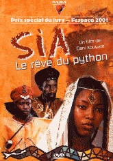 DVD-cover of the film «Sia, le rêve du python»